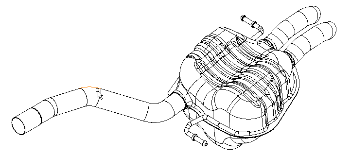 Rear Muffler (14635)
