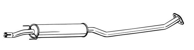 Centre Muffler (15176)