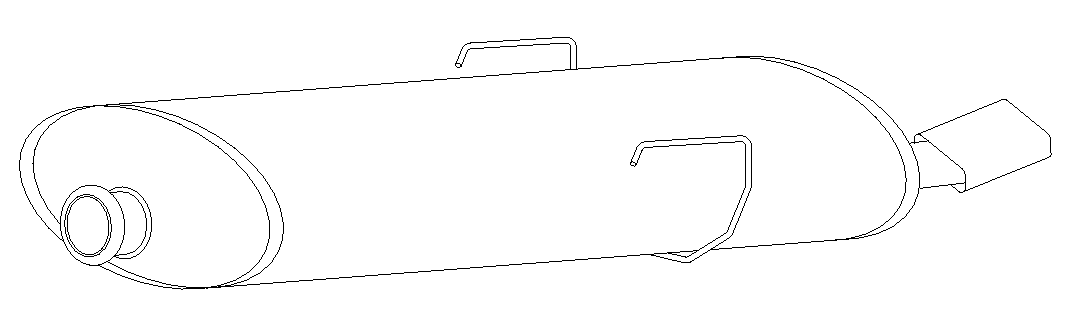 Rear Muffler (10768)