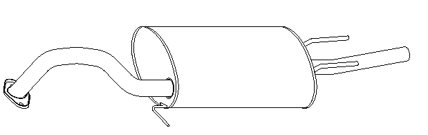 Rear Muffler (10878)