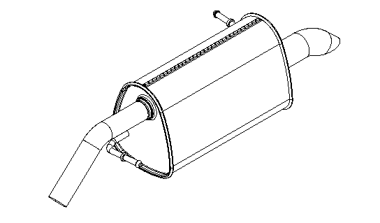 Rear Muffler (15979)