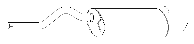 Rear Muffler (10266)