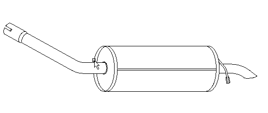 Rear Muffler (10318)