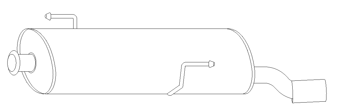 Rear Muffler (10730)