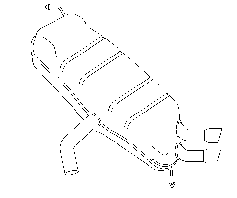 Rear Muffler (11365)