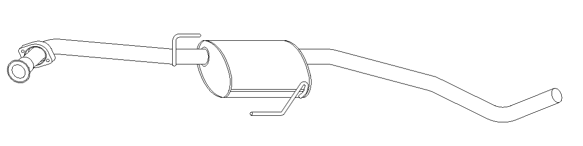 Centre Muffler (10653)