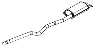 Rear Muffler (14433)