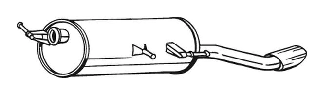 Rear Muffler (15064)