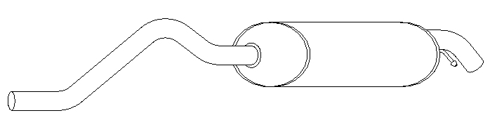 Rear Muffler (14927)