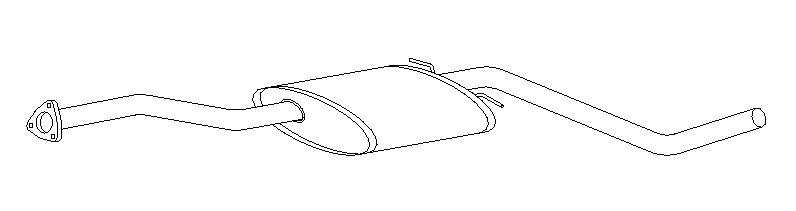 Centre Muffler (10651)