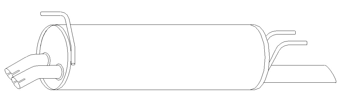 Rear Muffler (11394)