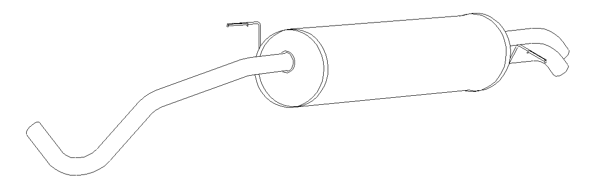 Rear Muffler (11360)