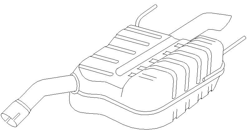 Rear Muffler (10711)