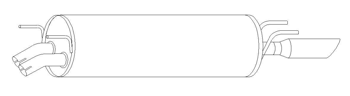 Rear Muffler (11399)