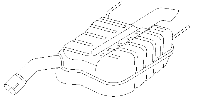 Rear Muffler (10709)