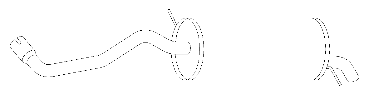 Rear Muffler (11431)