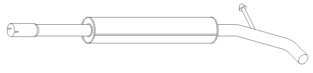 Centre Muffler (11300)