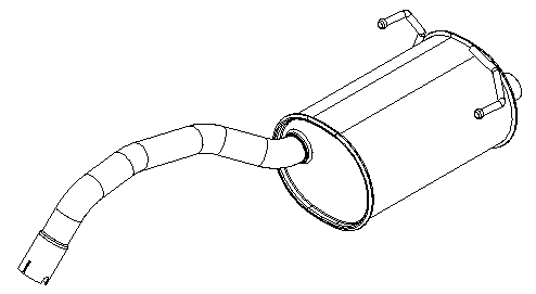 Rear Muffler (12749)