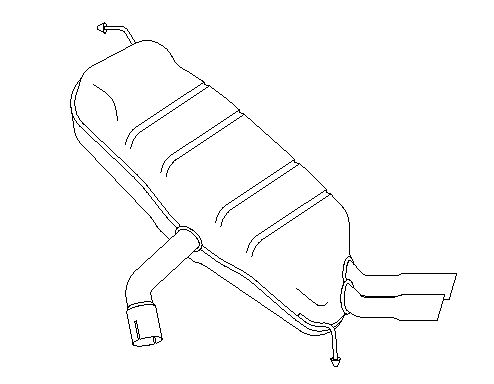 Rear Muffler (14602)
