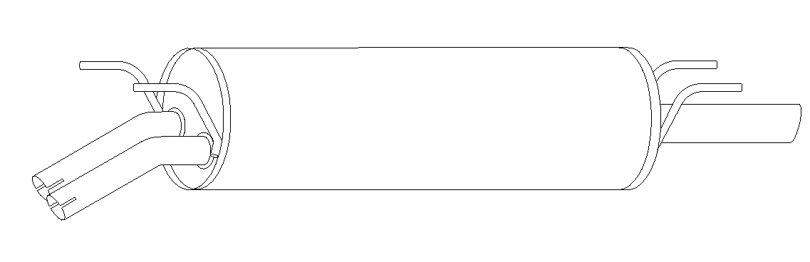 Rear Muffler (10666)