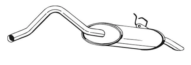 Rear Muffler (15551)