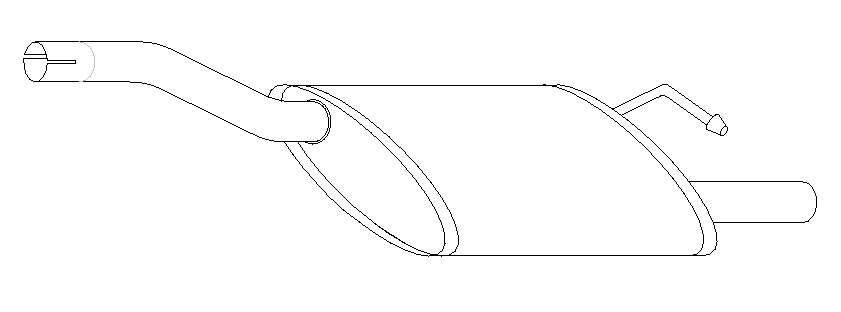 Rear Muffler (10260)