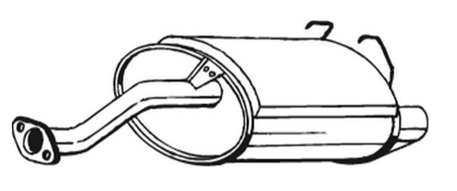 Rear Muffler (12658)