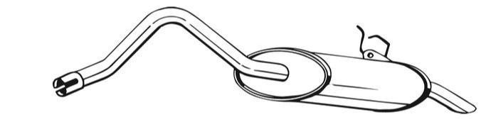 Rear Muffler (13010)