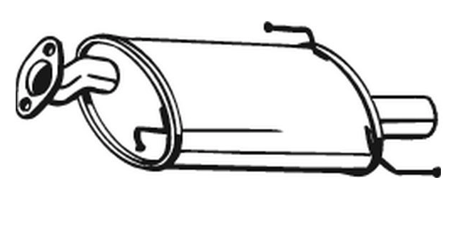 Rear Muffler (15475)