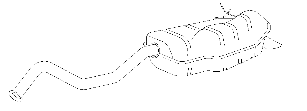 Rear Muffler (10790)