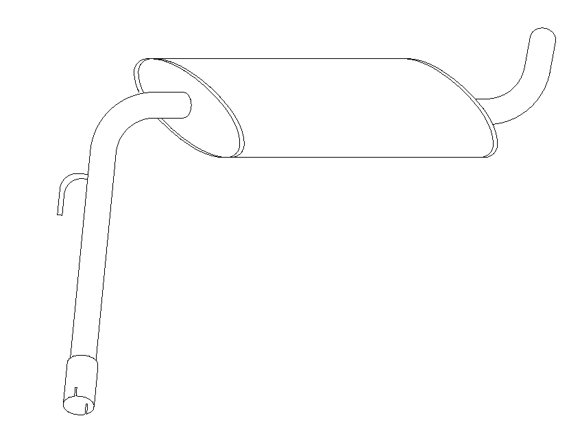 Centre Muffler (10964)