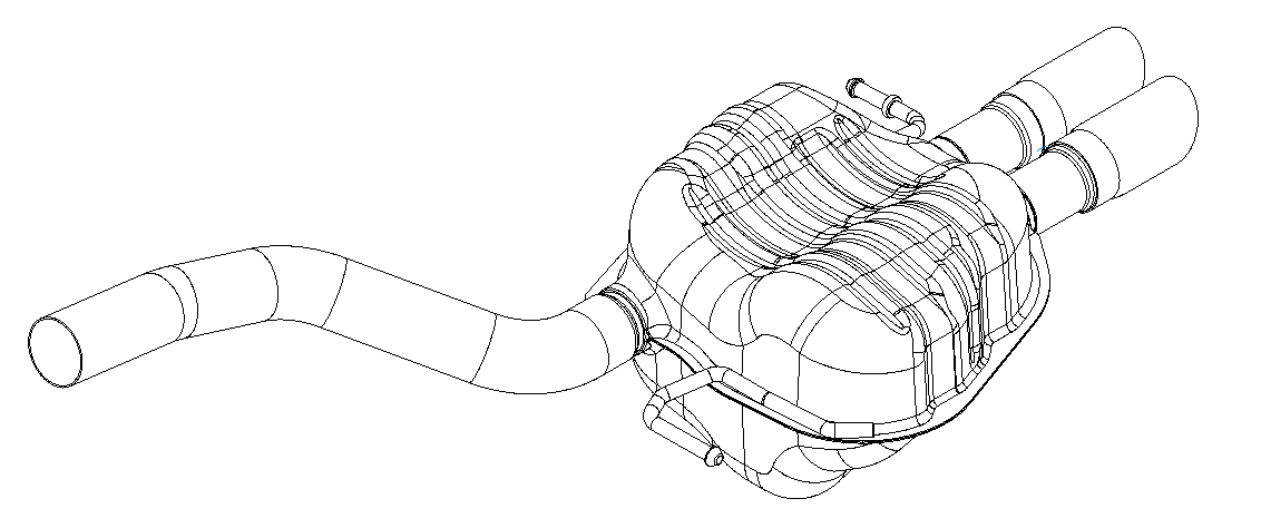 Rear Muffler (14637)