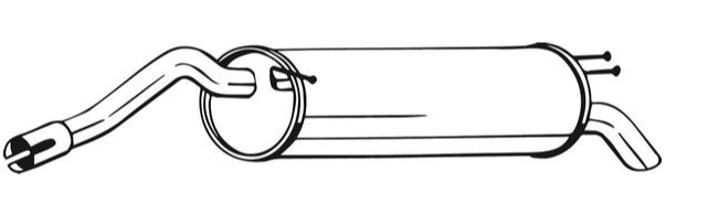 Rear Muffler (13200)