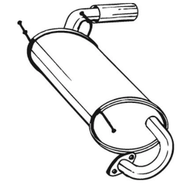 Rear Muffler (13271)