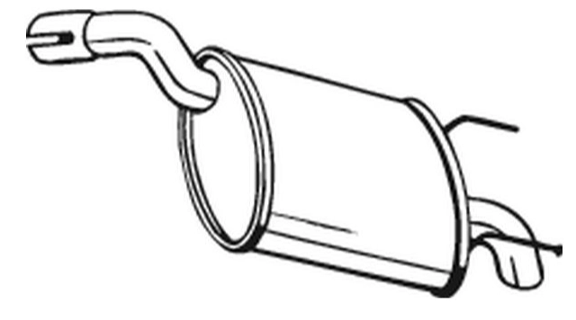Rear Muffler (15525)