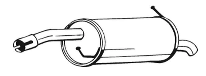 Rear Muffler (14124)