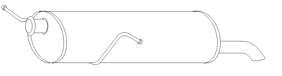 Rear Muffler (15337)