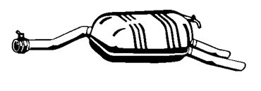 Rear Muffler (14407)