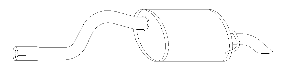 Rear Muffler (11135)