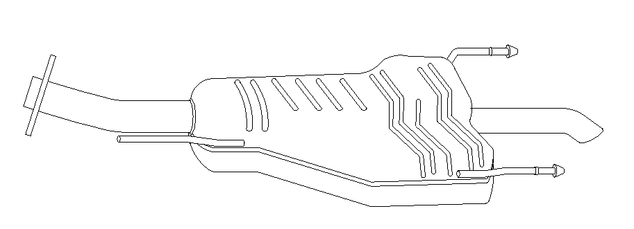 Rear Muffler (14361)