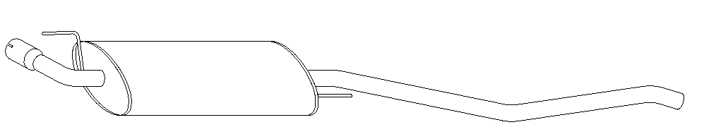 Rear Muffler (10995)