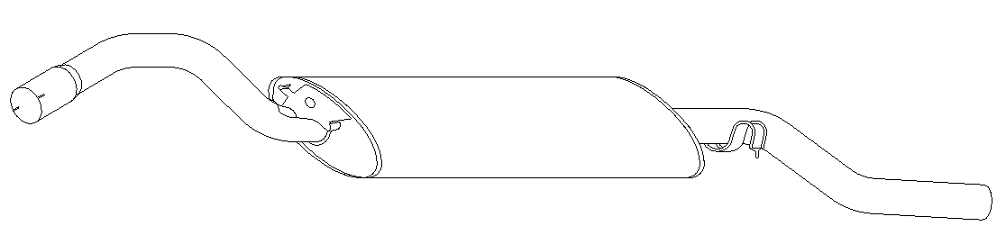 Rear Muffler (10931)