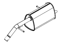 Rear Muffler (14572)