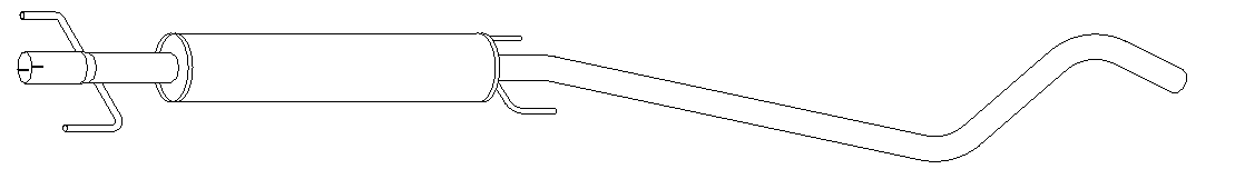 Centre Muffler (11186)