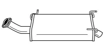 Rear Muffler (12359)