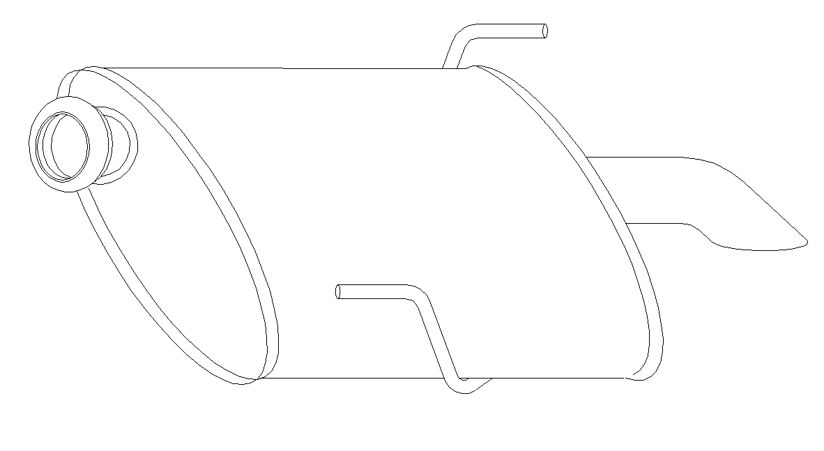 Rear Muffler (11183)
