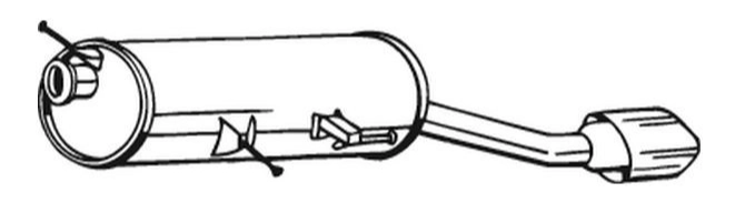 Rear Muffler (13311)