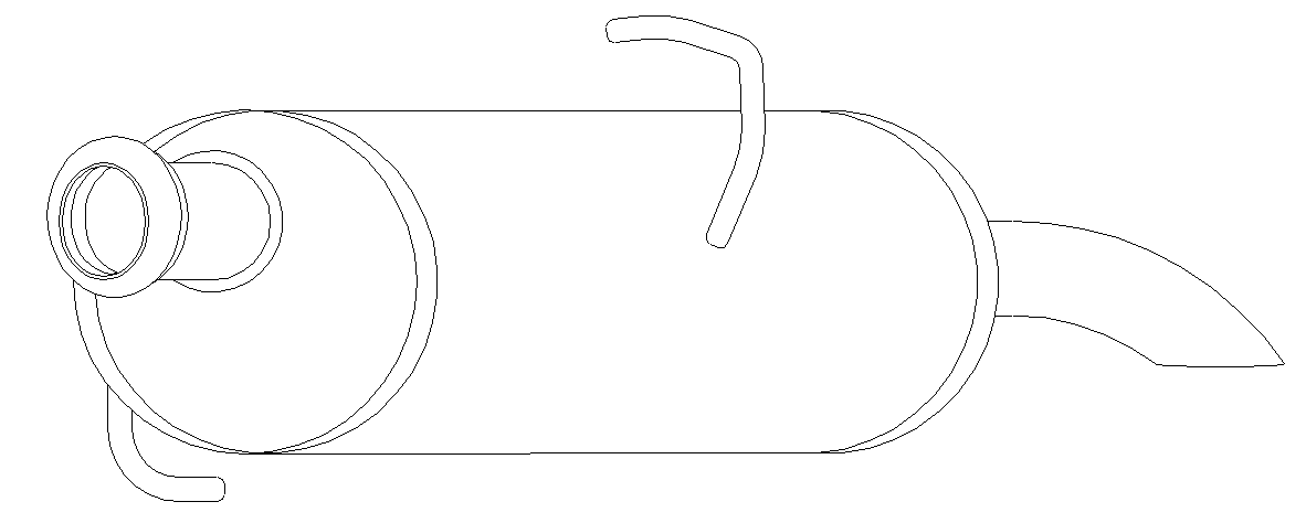 Rear Muffler (11127)