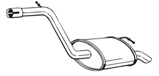 Rear Muffler (12456)