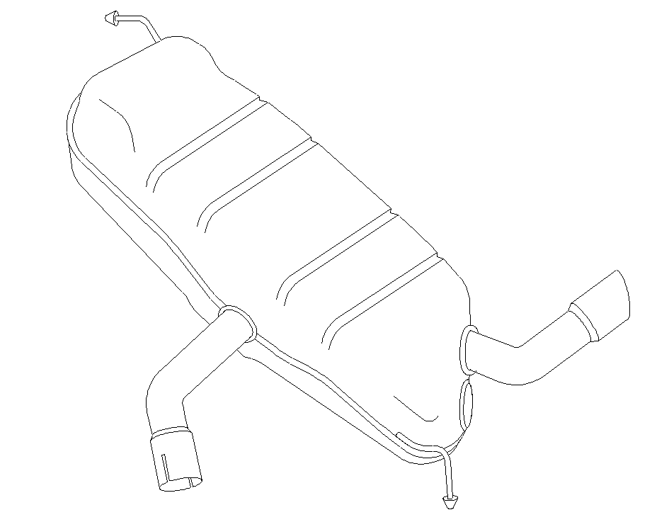 Rear Muffler (11367)
